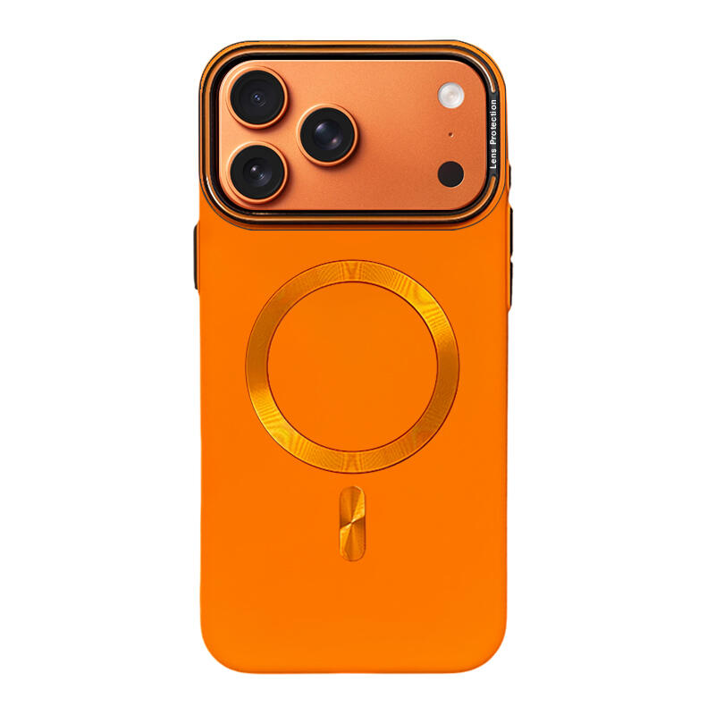 Lens Protection Matte MagSafe Phone Case - Orange