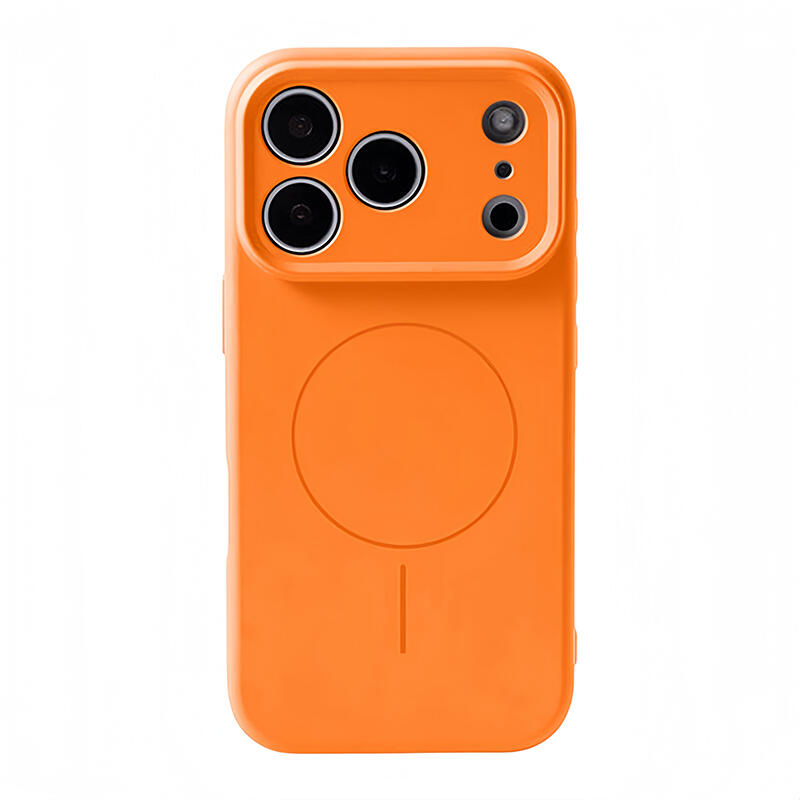 Liquid Silicone MagSafe Phone Case - Orange