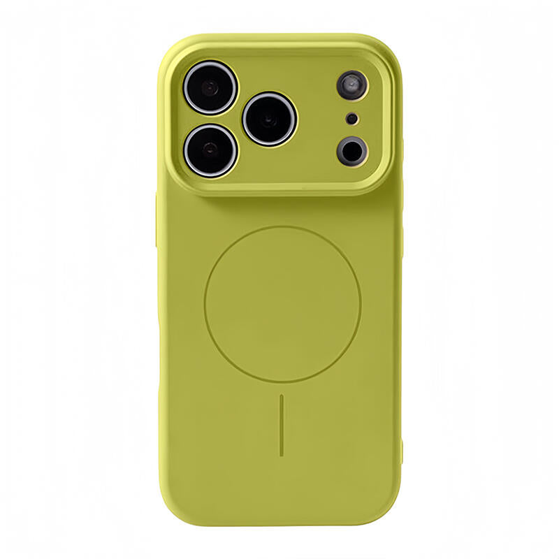 Liquid Silicone MagSafe Phone Case - Bean Green