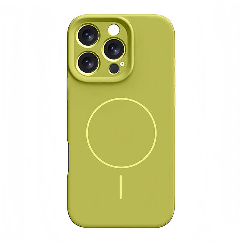 Liquid Silicone MagSafe Phone Case - Bean Green