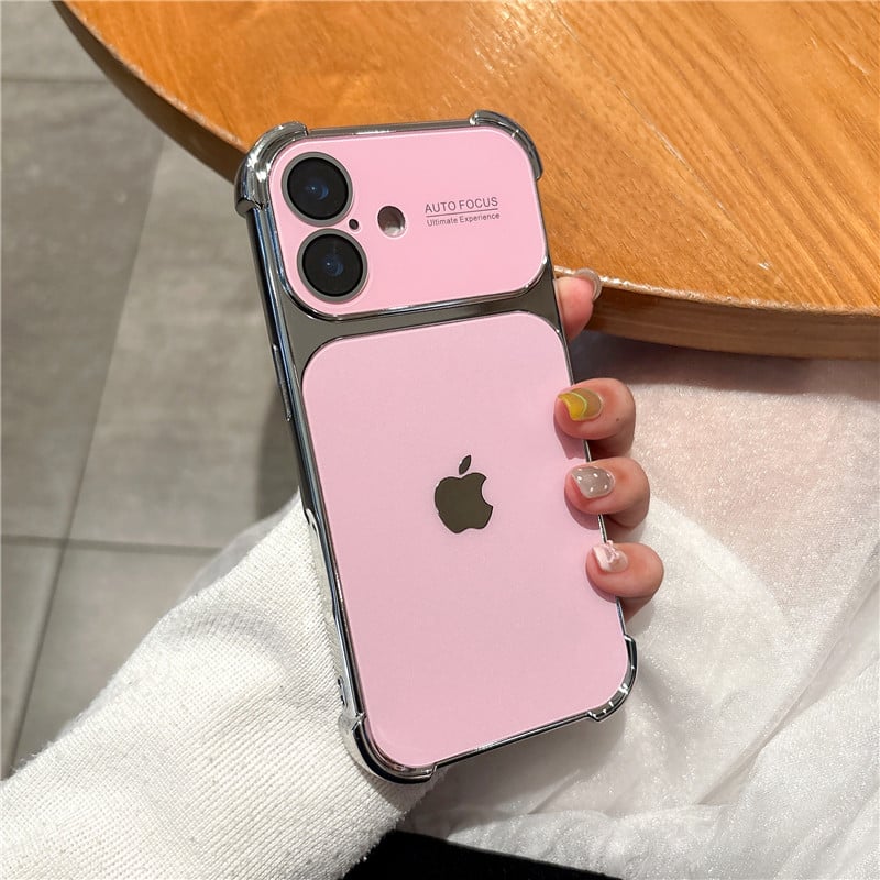 Aurora Plated Full-Cover Case - Minimalist and premium aurora-style case for iPhone 17 Pro Max, also compatible with iPhone 16, 15, and 14 — stylish, creative
