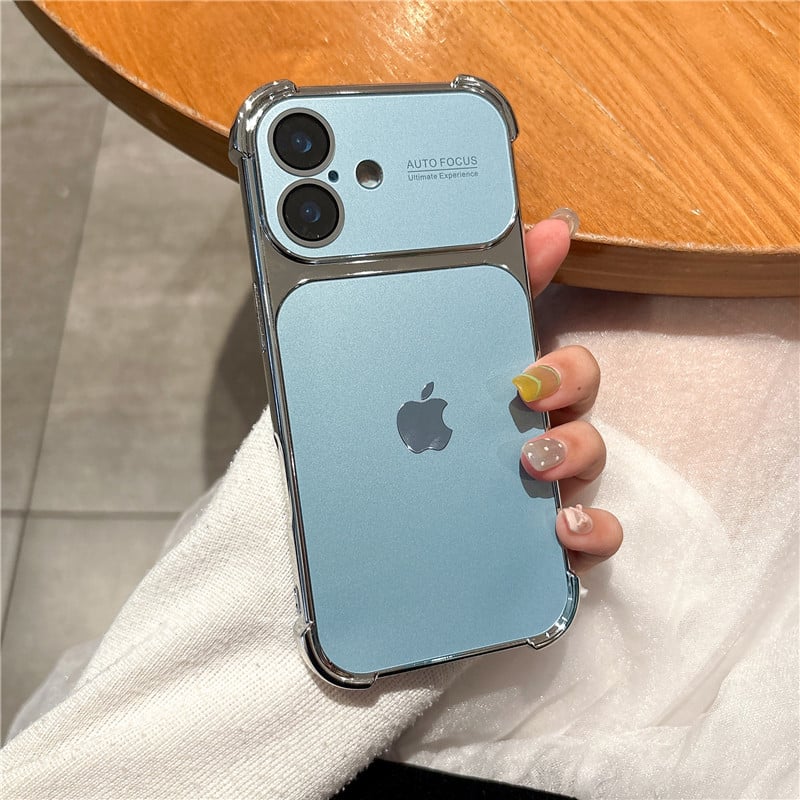 Aurora Plated Full-Cover Case - Minimalist and premium aurora-style case for iPhone 17 Pro Max, also compatible with iPhone 16, 15, and 14 — stylish, creative