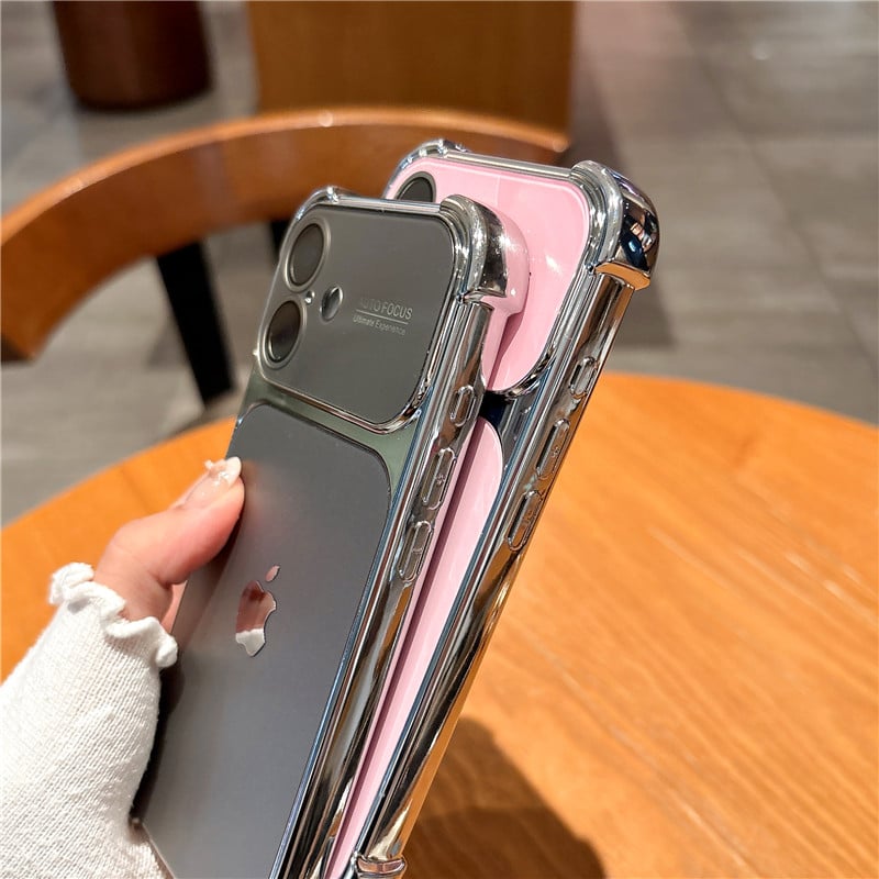 Aurora Plated Full-Cover Case - Minimalist and premium aurora-style case for iPhone 17 Pro Max, also compatible with iPhone 16, 15, and 14 — stylish, creative