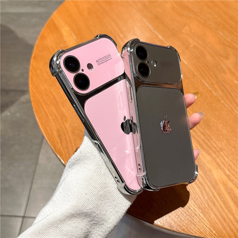 Aurora Plated Full-Cover Case - Minimalist and premium aurora-style case for iPhone 17 Pro Max, also compatible with iPhone 16, 15, and 14 — stylish, creative