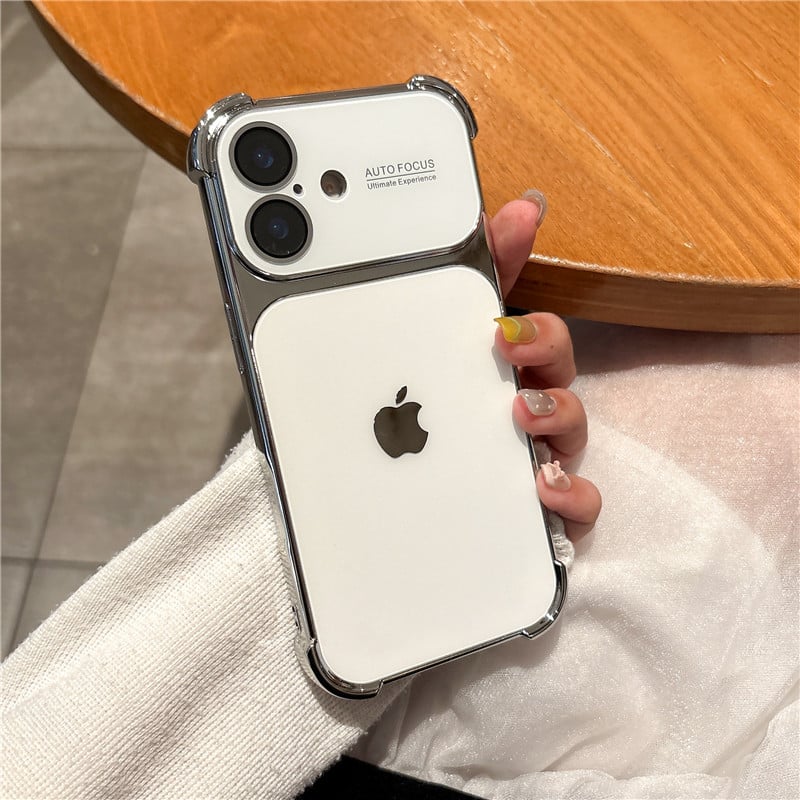 Aurora Plated Full-Cover Case - Minimalist and premium aurora-style case for iPhone 17 Pro Max, also compatible with iPhone 16, 15, and 14 — stylish, creative