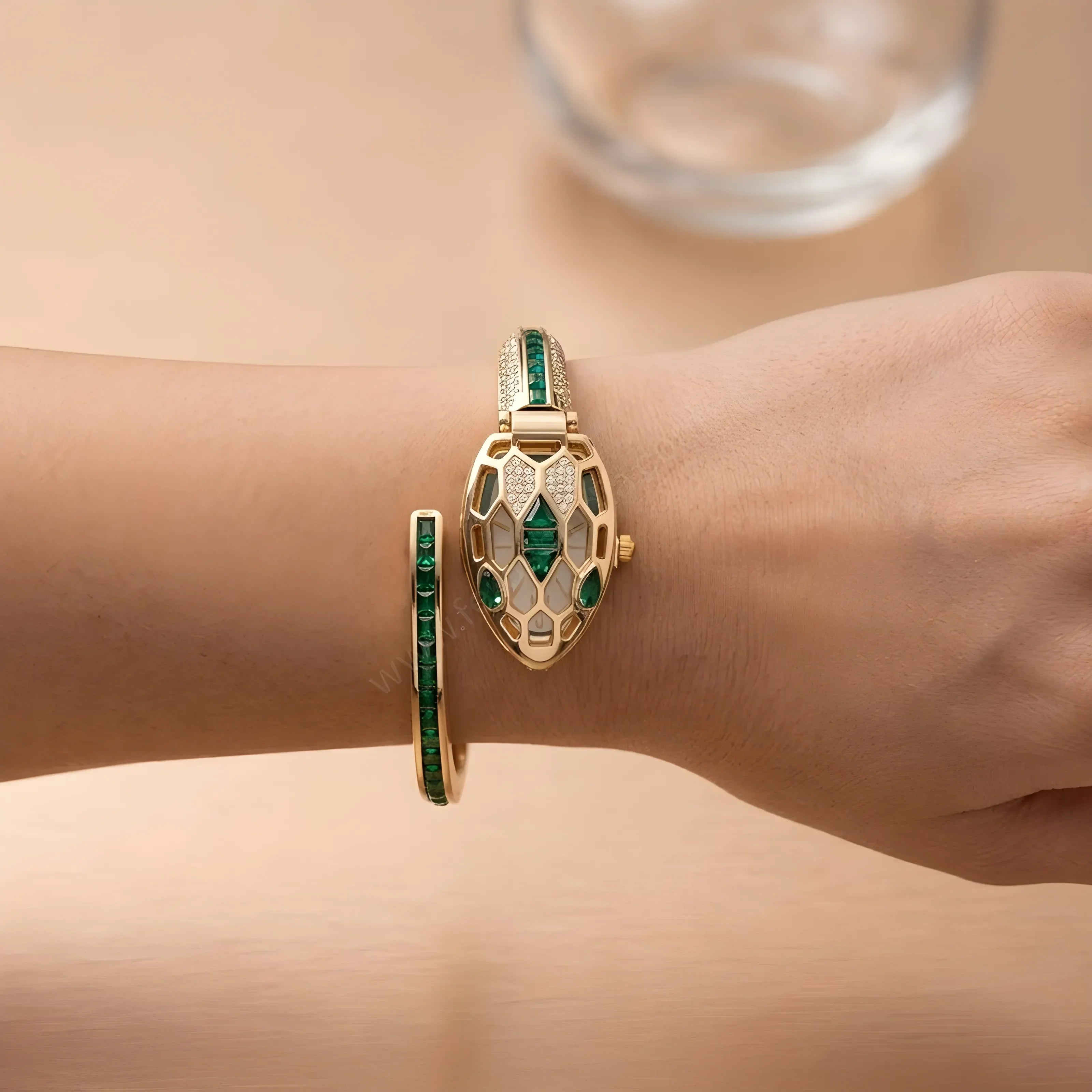 Jade Serpent Watch
