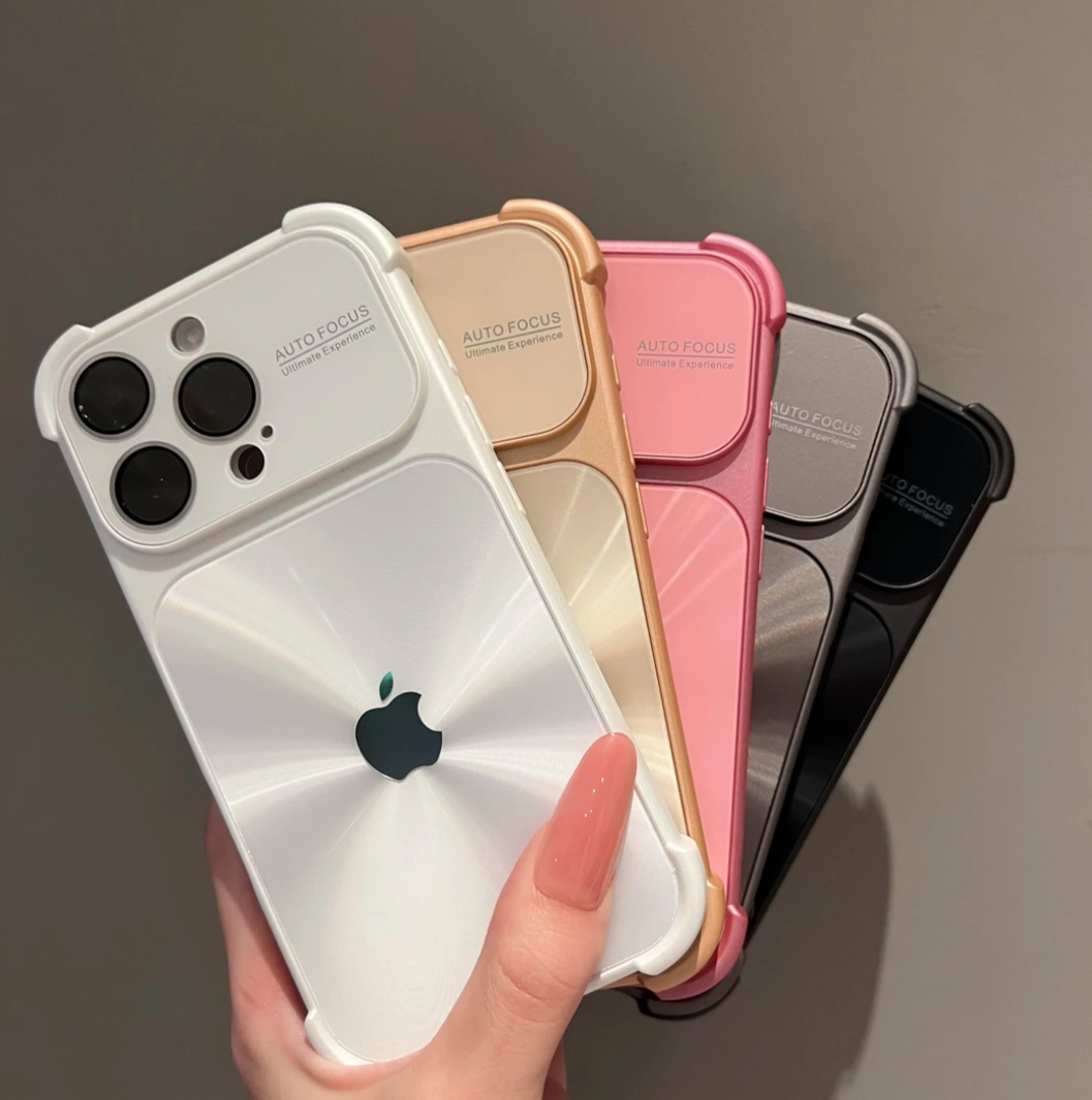 Minimalist and premium aurora-style case for iPhone 17 Pro Max, also compatible with iPhone 16, 15, and 14 — stylish, creative