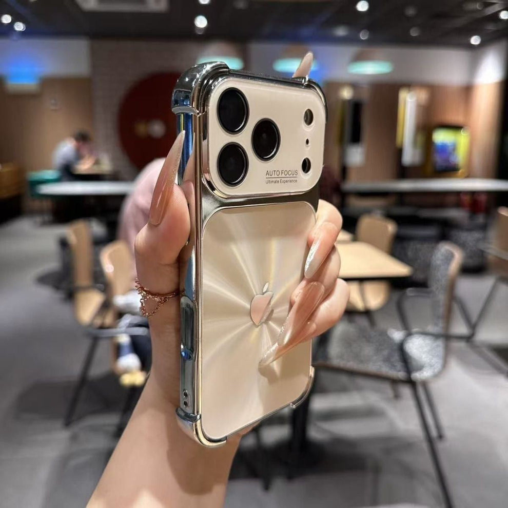 Aurora Plated Full-Cover Case - Minimalist and premium aurora-style case for iPhone 17 Pro Max, also compatible with iPhone 16, 15, and 14 — stylish, creative