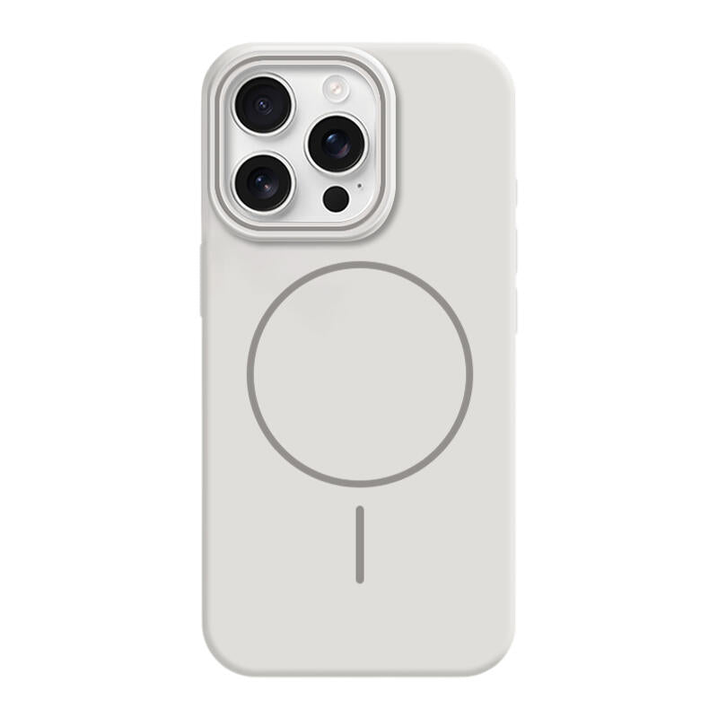 Simple Matte MagSafe Phone Case - Peak Rock White