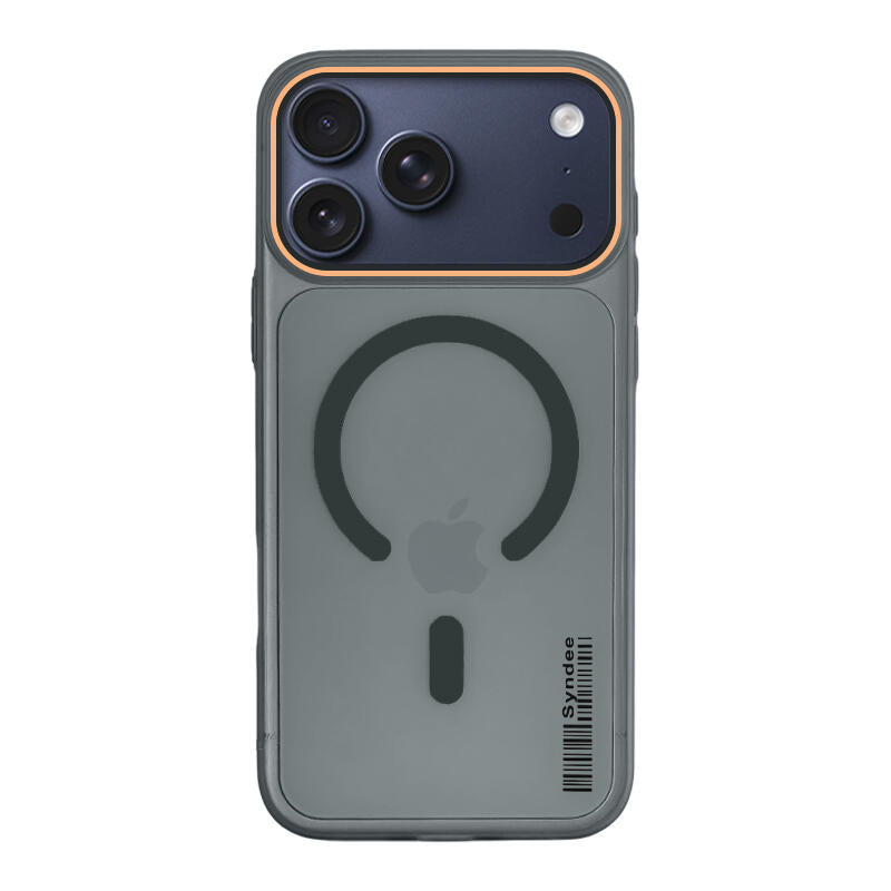 Soft Sand Translucent MagSafe Phone Case - Black